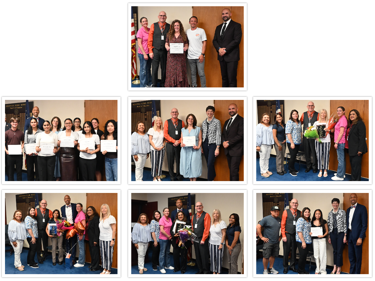 Hicksville Board of Education Celebrates Student Achievement, Board Commitment and Outstanding Staff at June 10 Meeting